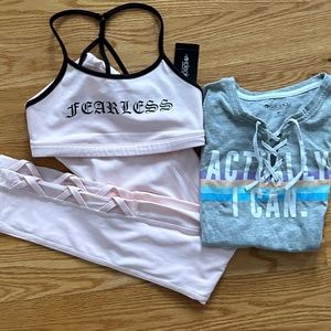 Ideology Girls *3 Pieces* New Performance Wear--M (10/12)